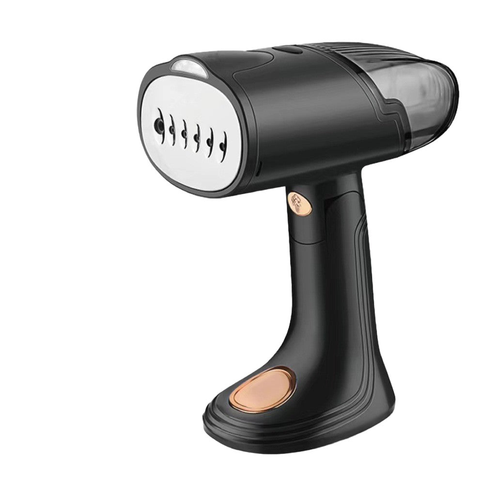 Aparat de Calcat Vertical Portabil cu Abur, Flippy, Putere 1500W, Rezervor Detasabil de 138ml, Priza, Functie Anti Calcar si Auto Curatare, Pliabil, cu Perie, 20x10.5x8 cm, Negru-0