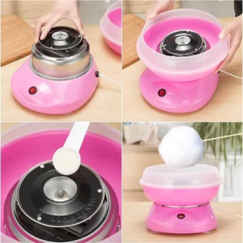 Aparat/Masina de Facut Vata de Zahar, 500 W, 2 Trepte Putere