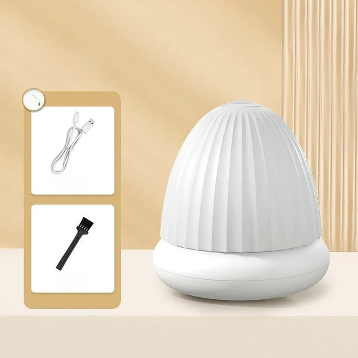 Aparat de Scame 2 in 1, Flippy, Curatare Haine si Lampa de Veghe, 3 Trepte, Incarcare Tip C, 4 W, 9 x 10 cm, Alb-2