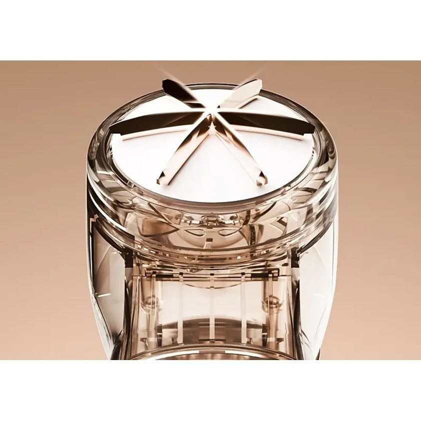 Aparat Electric de Curatat Scame 2in1, Flippy, Indepartare Scame si Aspirare, 15 x 8.5 cm, din ABS si Otel Inoxidabil, Incarcare USB Tip C, Mov-4