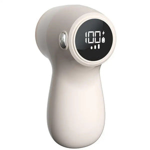 Aparat Electric de Curatat Scame 2in1, Flippy, Indepartare Scame si Aspirare, 15 x 8.5 cm, din ABS si Otel Inoxidabil, Incarcare USB Tip C, Bej-0