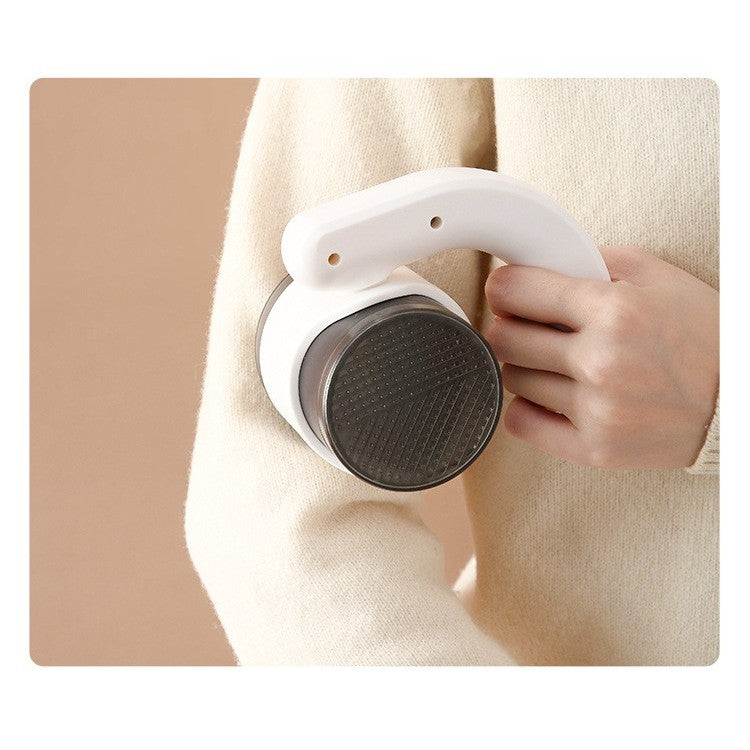 Aparat Pentru Curatat Scame, Par Si Praf, Flippy, cu LED, Pentru Diferite Tipuri De Material, Cu Lame Din Otel Inoxidabil, Compartiment de Depozitare, Maner Reglabil, 11x10.5x8.7 cm, Alb-4