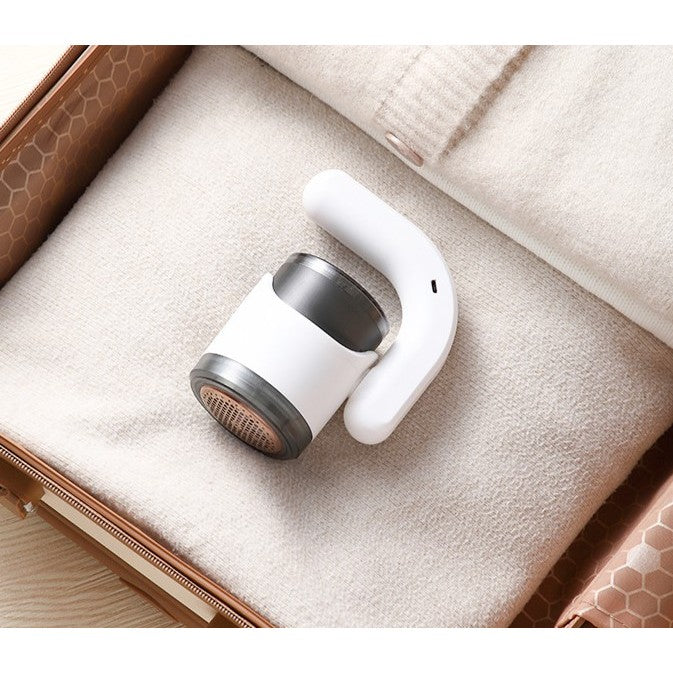 Aparat Pentru Curatat Scame, Par Si Praf, Flippy, cu LED, Pentru Diferite Tipuri De Material, Cu Lame Din Otel Inoxidabil, Compartiment de Depozitare, Maner Reglabil, 11x10.5x8.7 cm, Alb-5