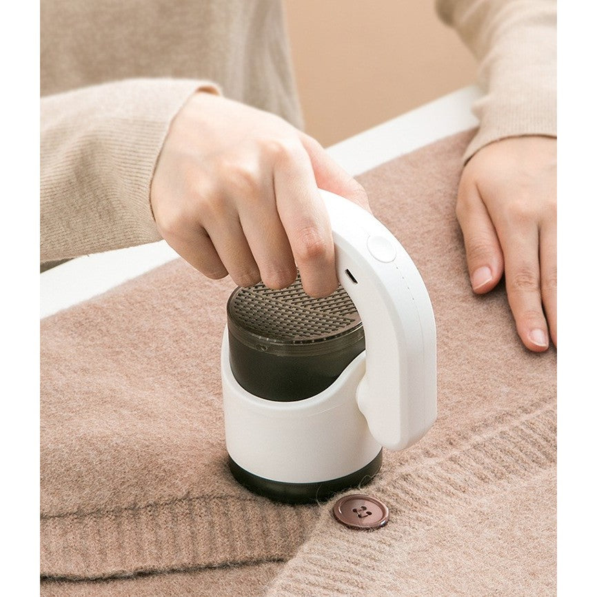 Aparat Pentru Curatat Scame, Par Si Praf, Flippy, cu LED, Pentru Diferite Tipuri De Material, Cu Lame Din Otel Inoxidabil, Compartiment de Depozitare, Maner Reglabil, 11x10.5x8.7 cm, Alb-7