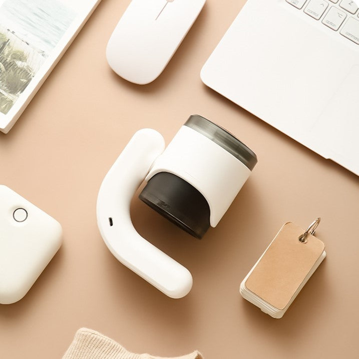 Aparat Pentru Curatat Scame, Par Si Praf, Flippy, cu LED, Pentru Diferite Tipuri De Material, Cu Lame Din Otel Inoxidabil, Compartiment de Depozitare, Maner Reglabil, 11x10.5x8.7 cm, Alb-13