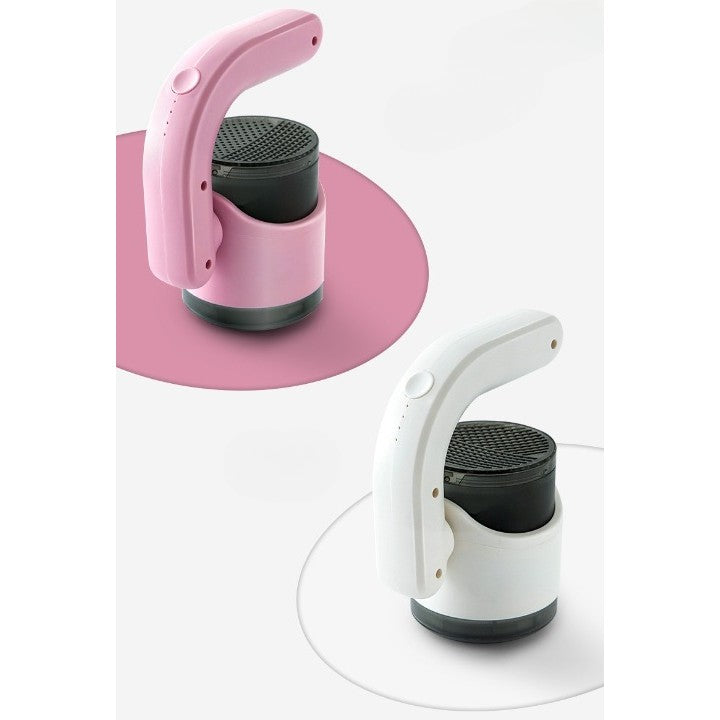 Aparat Pentru Curatat Scame, Par Si Praf, Flippy, cu LED, Pentru Diferite Tipuri De Material, Cu Lame Din Otel Inoxidabil, Compartiment de Depozitare, Maner Reglabil, 11x10.5x8.7 cm, Roz-6