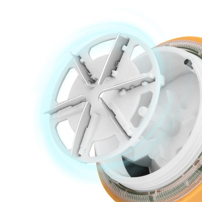 Aparat Pentru Curatat Scame, Par Si Praf, Flippy, cu LED, Pentru Diferite Tipuri De Material, Cu Lame Din Otel Inoxidabil, Compartiment de Depozitare, Maner Reglabil, 11x10.5x8.7 cm, Galben-7