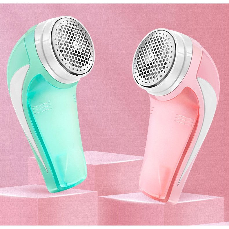 Aparat Pentru Curatat Scame, Par Si Praf, Flippy, Pentru Diferite Tipuri De Material, Cu Lame Din Otel Inoxidabil, Incarcare Prin USB Type-C, Cu Perie De Curatare si Cablu USB Incluse, 13.5x9 cm, Verde-2