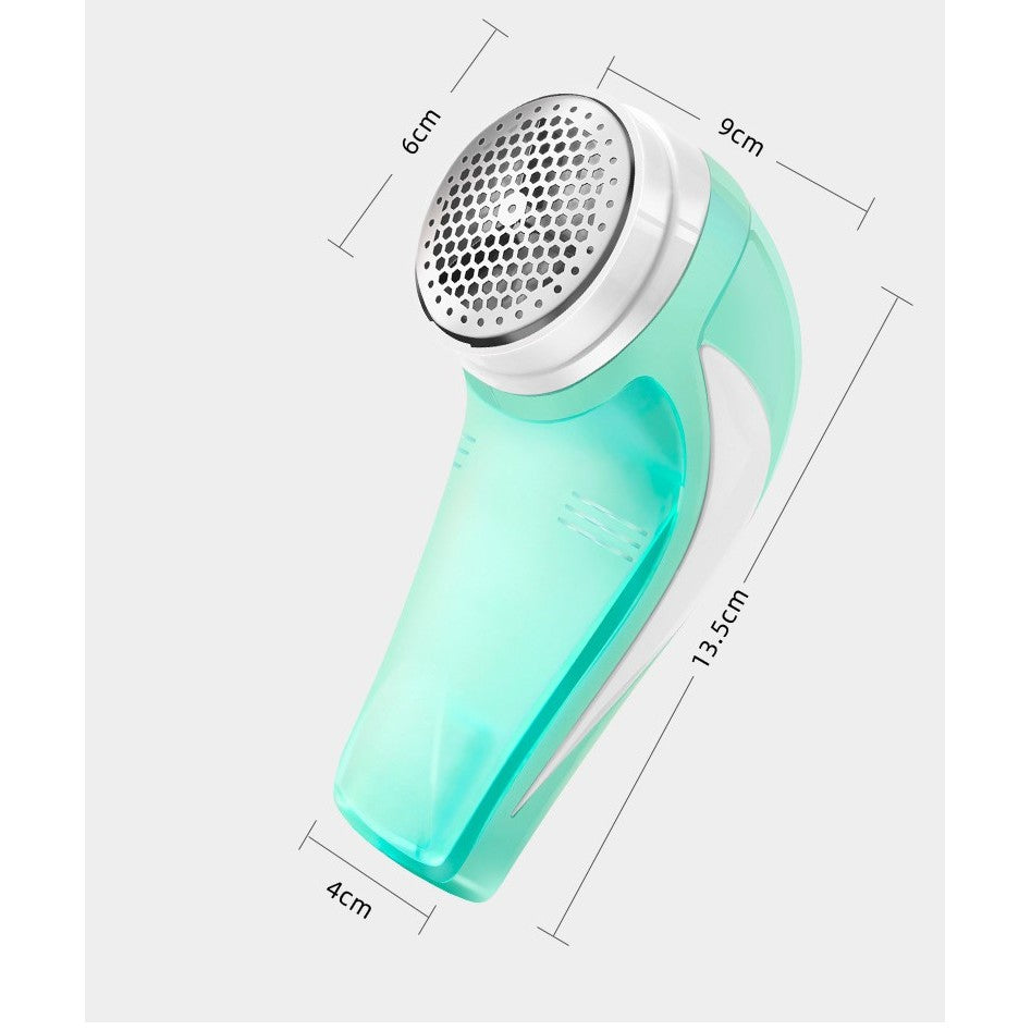 Aparat Pentru Curatat Scame, Par Si Praf, Flippy, Pentru Diferite Tipuri De Material, Cu Lame Din Otel Inoxidabil, Incarcare Prin USB Type-C, Cu Perie De Curatare si Cablu USB Incluse, 13.5x9 cm, Verde-3