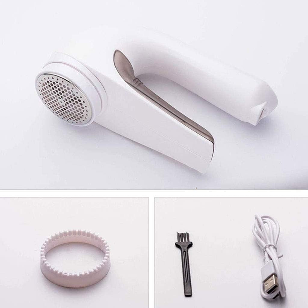 Aparat Pentru Curatat Scame, Par Si Praf, Flippy, Trimmer pentru Diferite Tipuri De Material, Cu Lame Din Otel Inoxidabil, Maner Ergonomic, Incarcare Prin USB, 15x6x9 cm, Alb-4