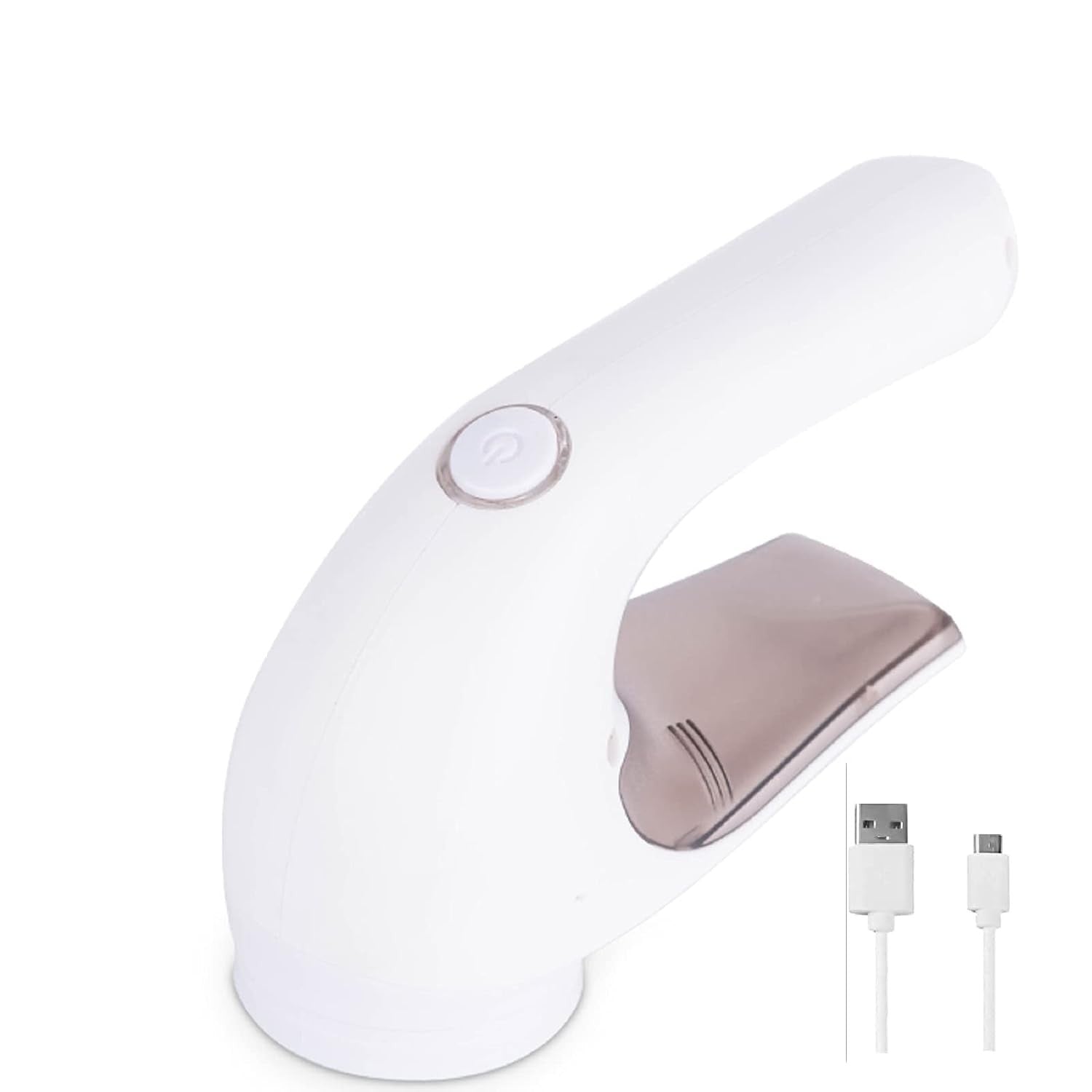 Aparat Pentru Curatat Scame, Par Si Praf, Flippy, Trimmer pentru Diferite Tipuri De Material, Cu Lame Din Otel Inoxidabil, Maner Ergonomic, Incarcare Prin USB, 15x6x9 cm, Alb-13