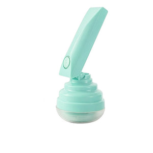 Aparat Pentru Curatat Scame, Par Si Praf, Flippy, Trimmer pentru Diferite Tipuri De Material, Cu Lame Din Otel Inoxidabil, Maner Flexibil, Incarcare Prin USB, 13x8 cm, Verde-0