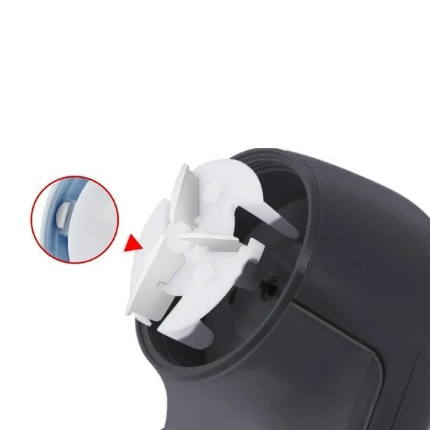 Aparat Scame si Par Haine, Flippy, Electric, USB inclus, Periuta Curatare, pentru Diferite Tesaturi, 13 x 6.8 x 5.8 cm, Negru-2