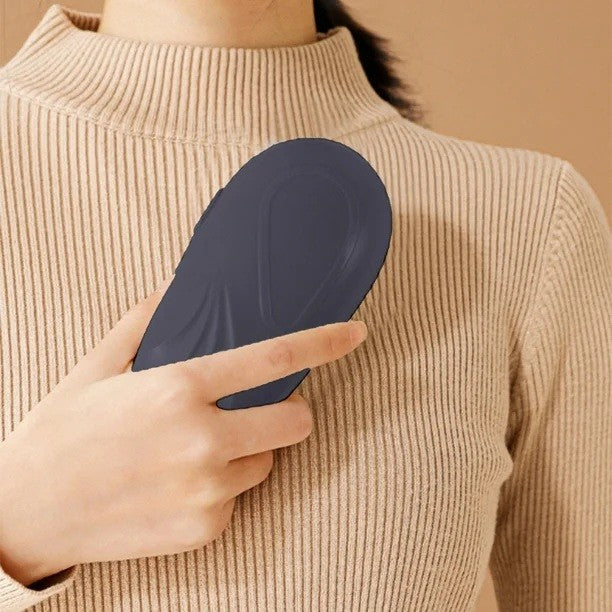 Aparat Scame si Par Haine, Flippy, Electric, USB inclus, Periuta Curatare, pentru Diferite Tesaturi, 13 x 6.8 x 5.8 cm, Negru-3