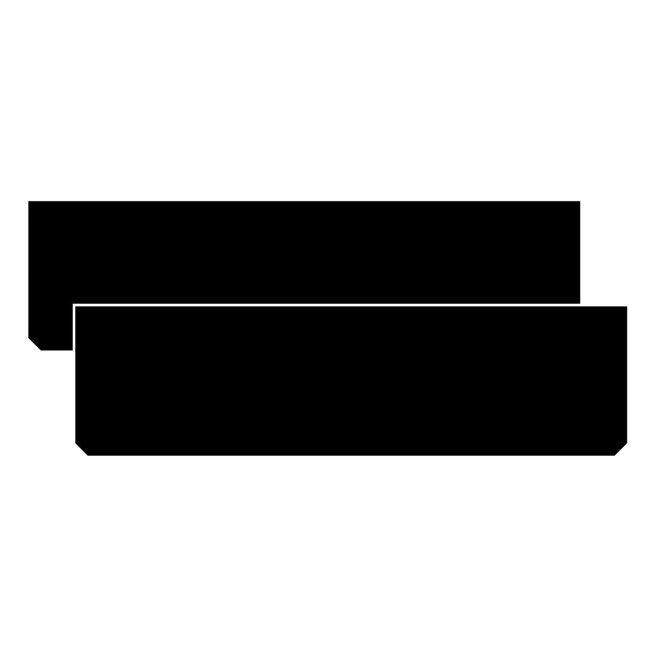 Set 2 buc. Aparatori Noroi din cauciuc (62 x 17cm)-0