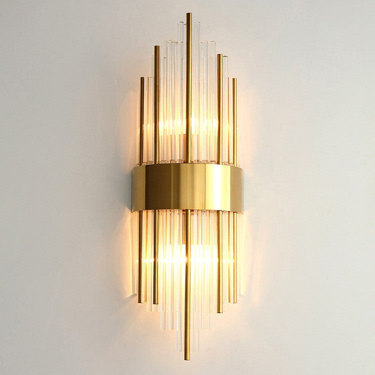 Aplica de Perete, Flippy, pentru Interior, din Otel Inoxidabil si Sticla, 40 x 16 cm, LED, Auriu-7