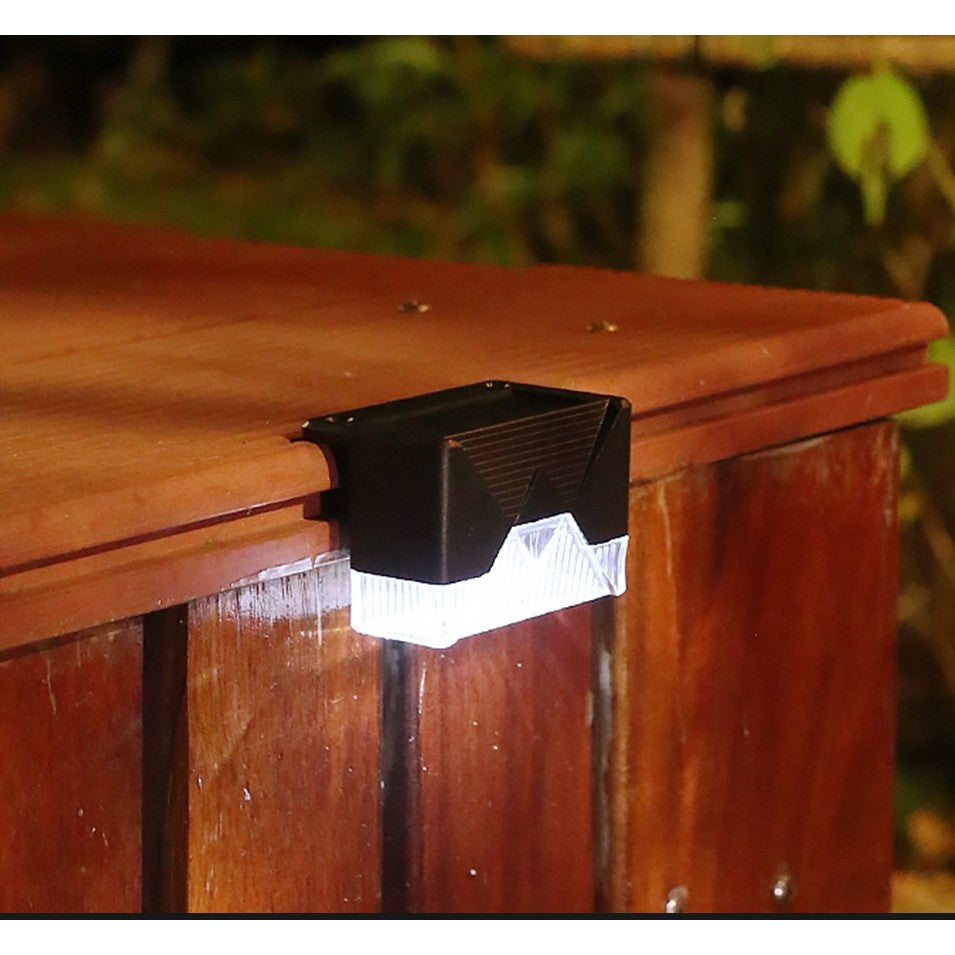 Aplica solara LED Flippy, ABS/Policarbonat, rezistenta la apa IP65, pentru trepte, borduri, terasa, 1.2V, 600mah, 7.9 x 5 cm, lumina alb rece, negru-3