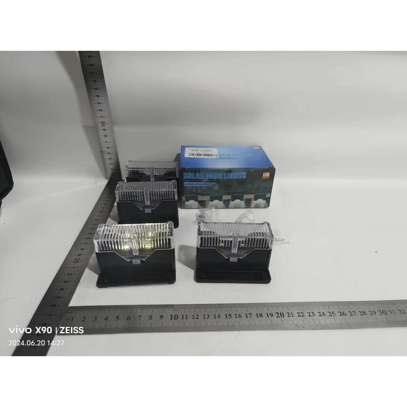 Aplica solara LED Flippy, ABS/Policarbonat, rezistenta la apa IP65, pentru trepte, borduri, terasa, 1.2V, 600mah, 7.9 x 5 cm, lumina alb rece, negru-5