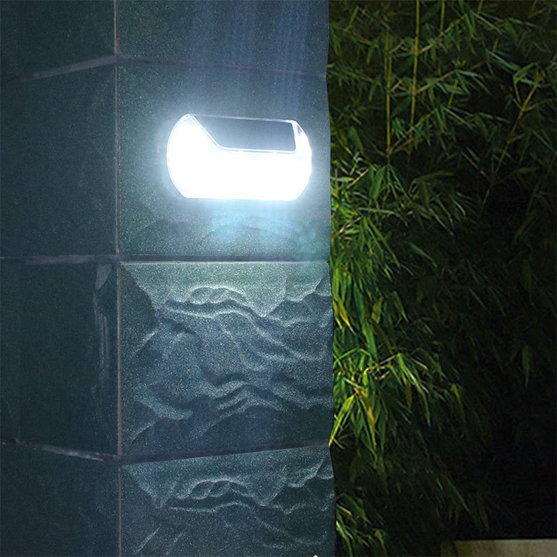 Aplica solara LED SMD pentru perete Flippy, cu senzor de miscare, dreptunghiulara, IP44, luminozitate mare 40 LED-uri, 3.7V, 1200mah, autonomie 8 ore, 19.2 x 8.9 cm, alb rece-4