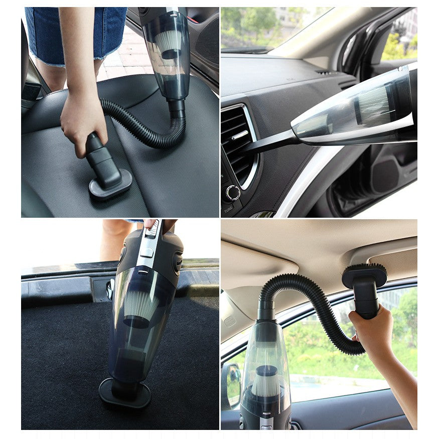 Aspirator de Mana Portabil Turbo, Flippy, pentru Uz Caznic sau Auto, Functie de Aspirare Umeda si Uscata, Incarcare USB, 32.000 rot/min, Putere 120W, Aspirare cu Vid de 4 Bar, 5 Accesorii pentru Spatii Inguste, Negru-10