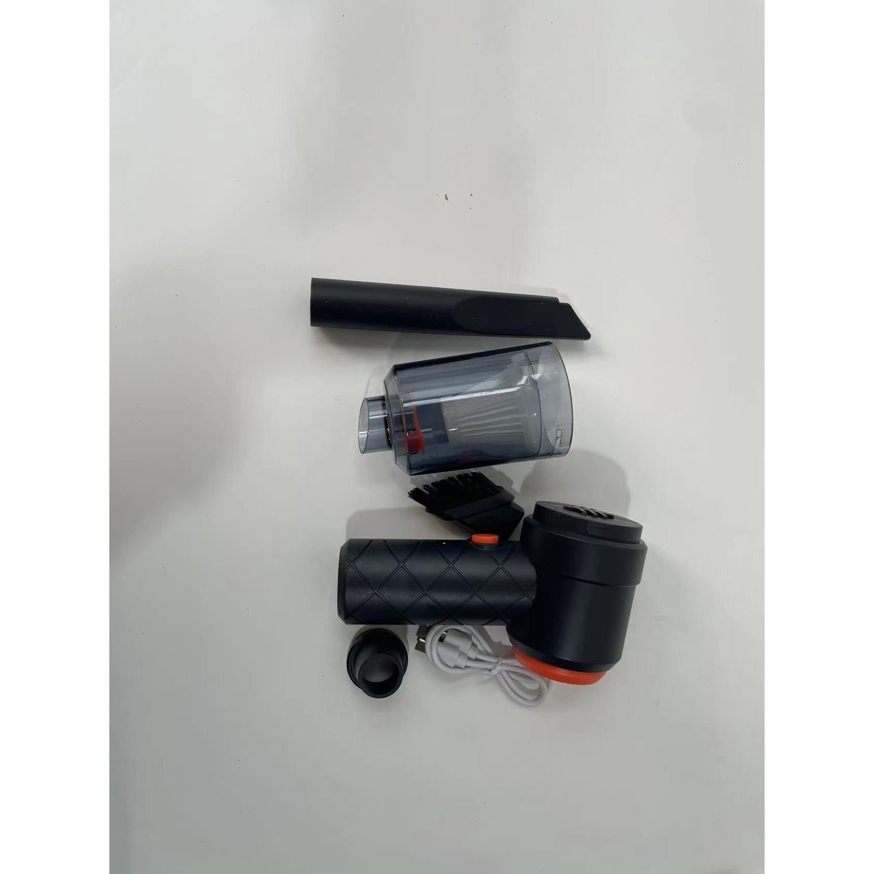 Aspirator Portabil fara Fir, Flippy, Tip Pistol 2 in 1, Suflare si Aspirare, Incarcare USB, Pentru Casa si Masina, Autonomie 30 min, Negru-9