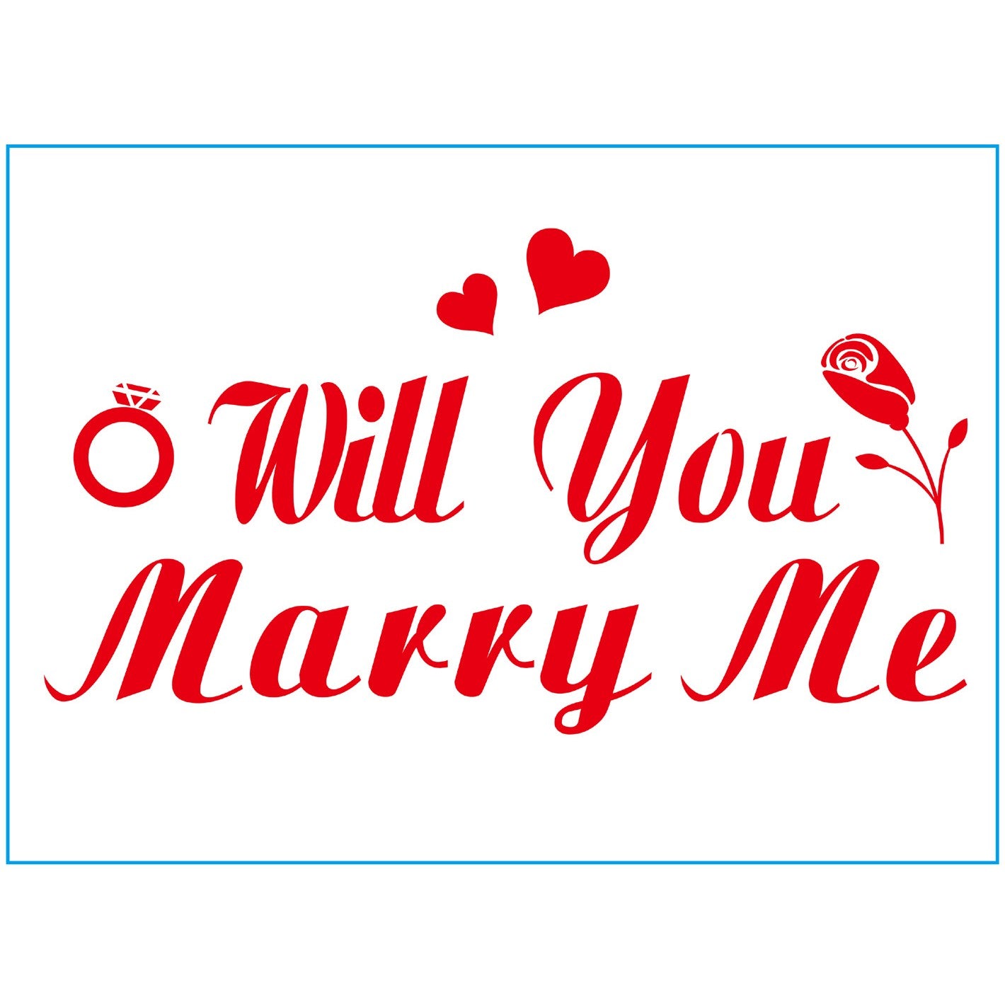 Autocolant will you marry me-0