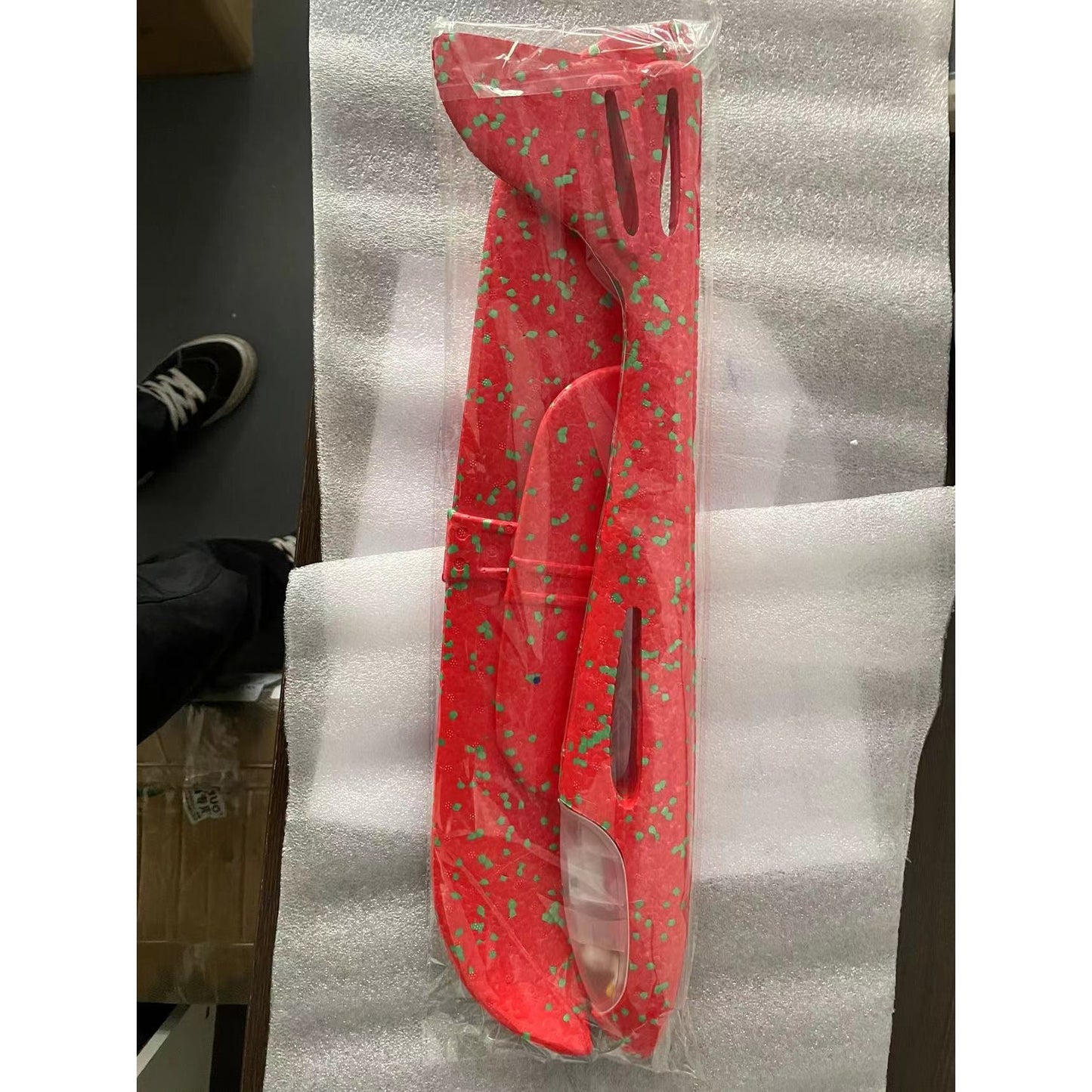 Avion Planor cu Pilot, Flippy, Din Polistiren, Cu Lumini pe Toata Lungimea, 47 cm, Rosu-6