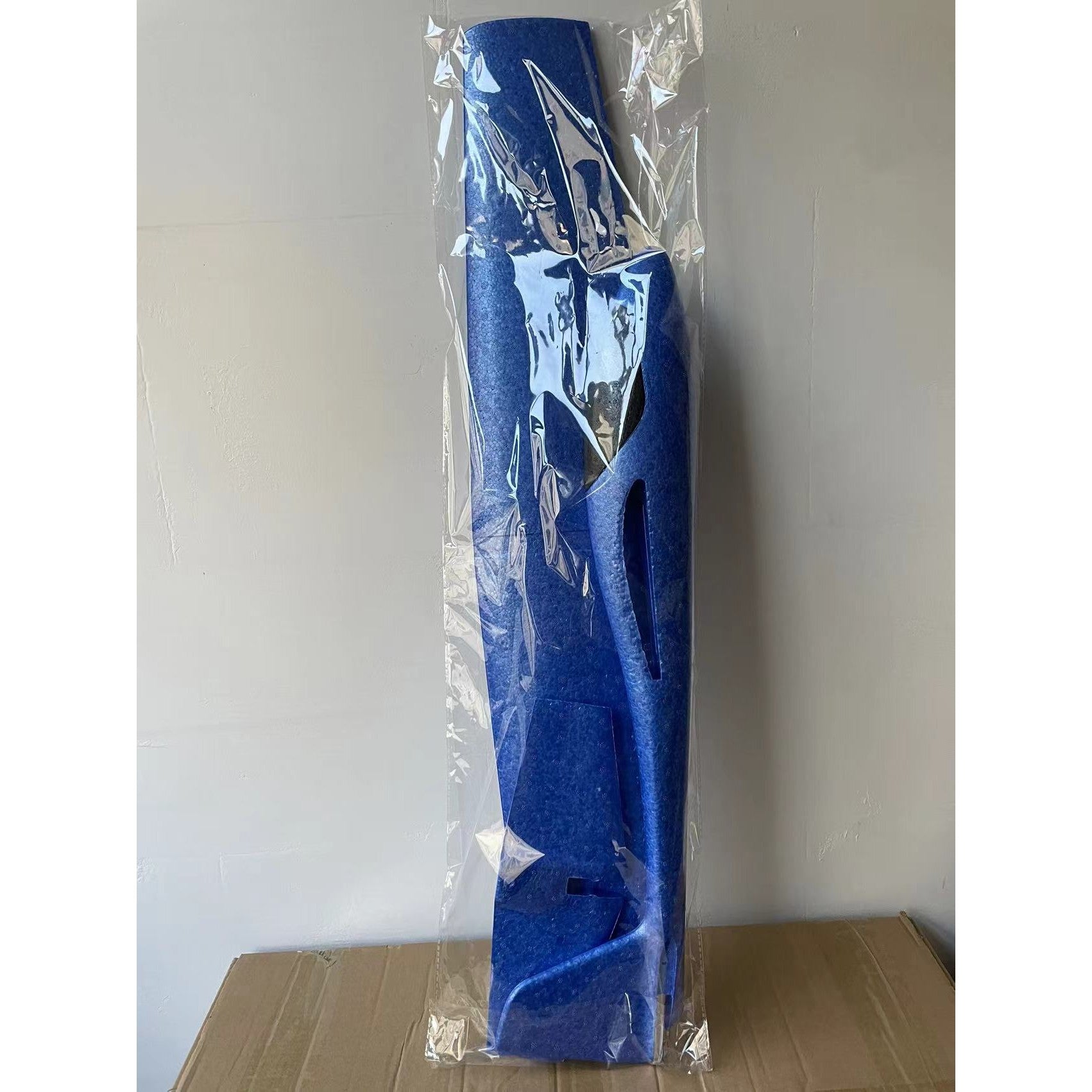 Avion Planor Flippy, din Polistiren, Lungime 84 cm , Jucarie Recreativa, Cascadorii, Albastru-2