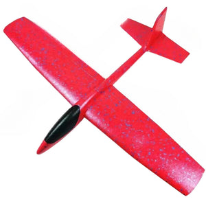 Avion Planor Flippy, din Polistiren, Lungime 84 cm , Jucarie Recreativa, Cascadorii, Rosu-0