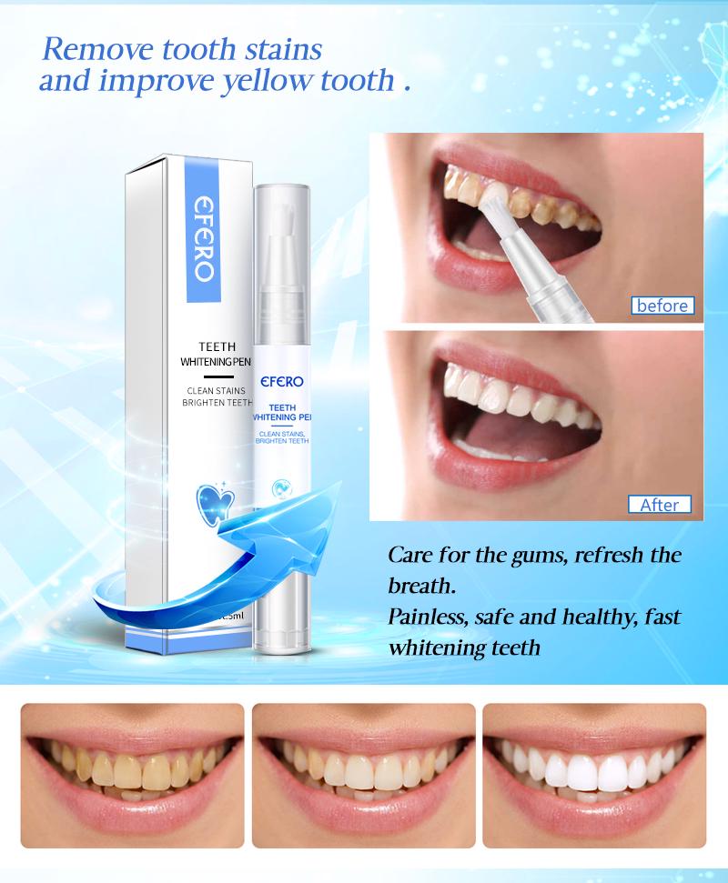 Stilou pentru Albirea Dintilor White Teeth, Efero, 5ml