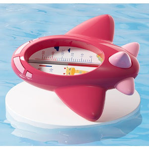 Termometru pentru Baie, Flippy, Plutitor, Rezistent la apă, Multifunctional, Model Avion, 11x10x4 cm, Rosu-0