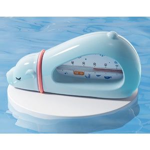 Termometru pentru Baie, Flippy, Plutitor, Rezistent la apă, Multifunctional, Model Urs Polar, 15x7.5x4 cm, Albastru-0
