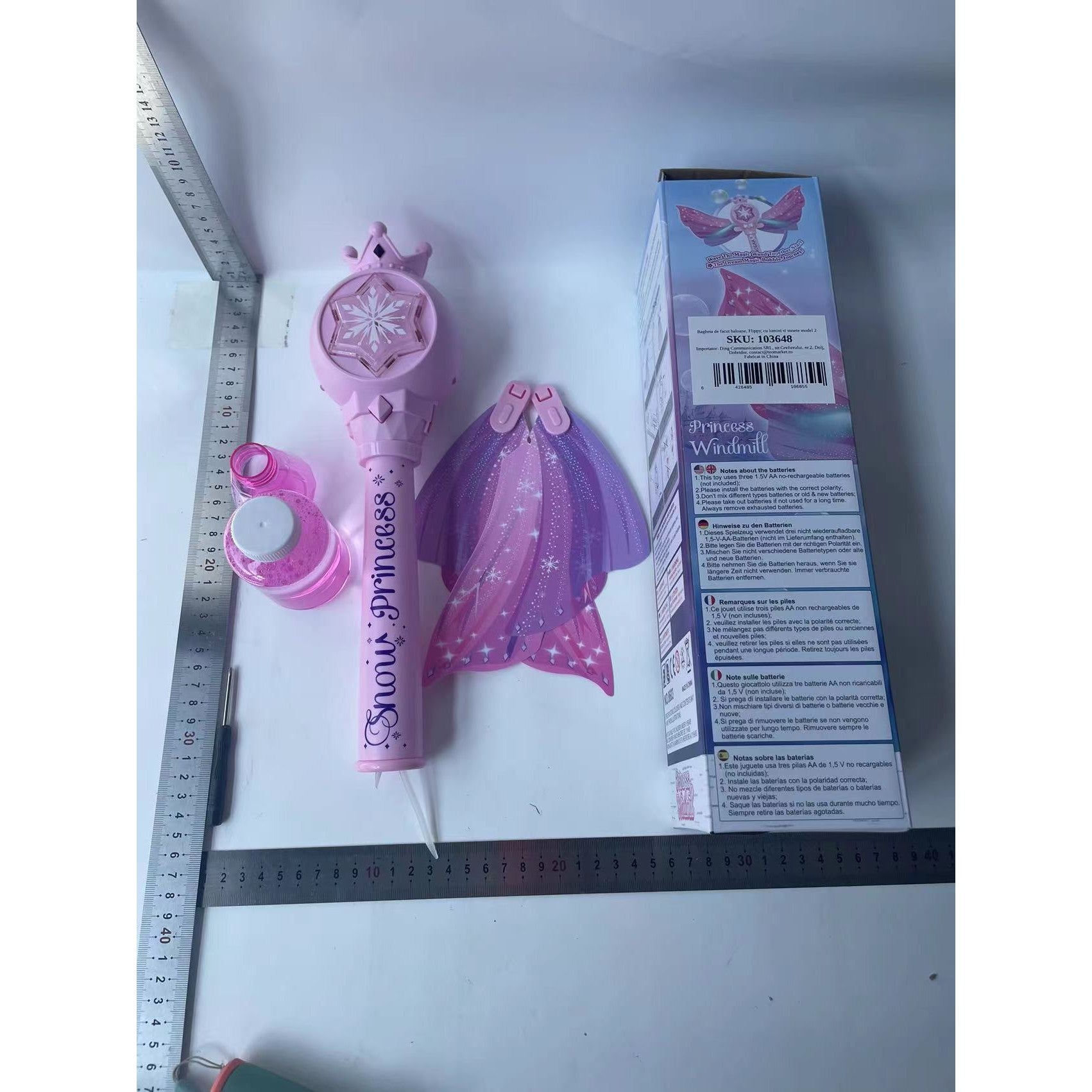 Bagheta de facut baloane, Flippy, cu lumini si sunete model 2-6