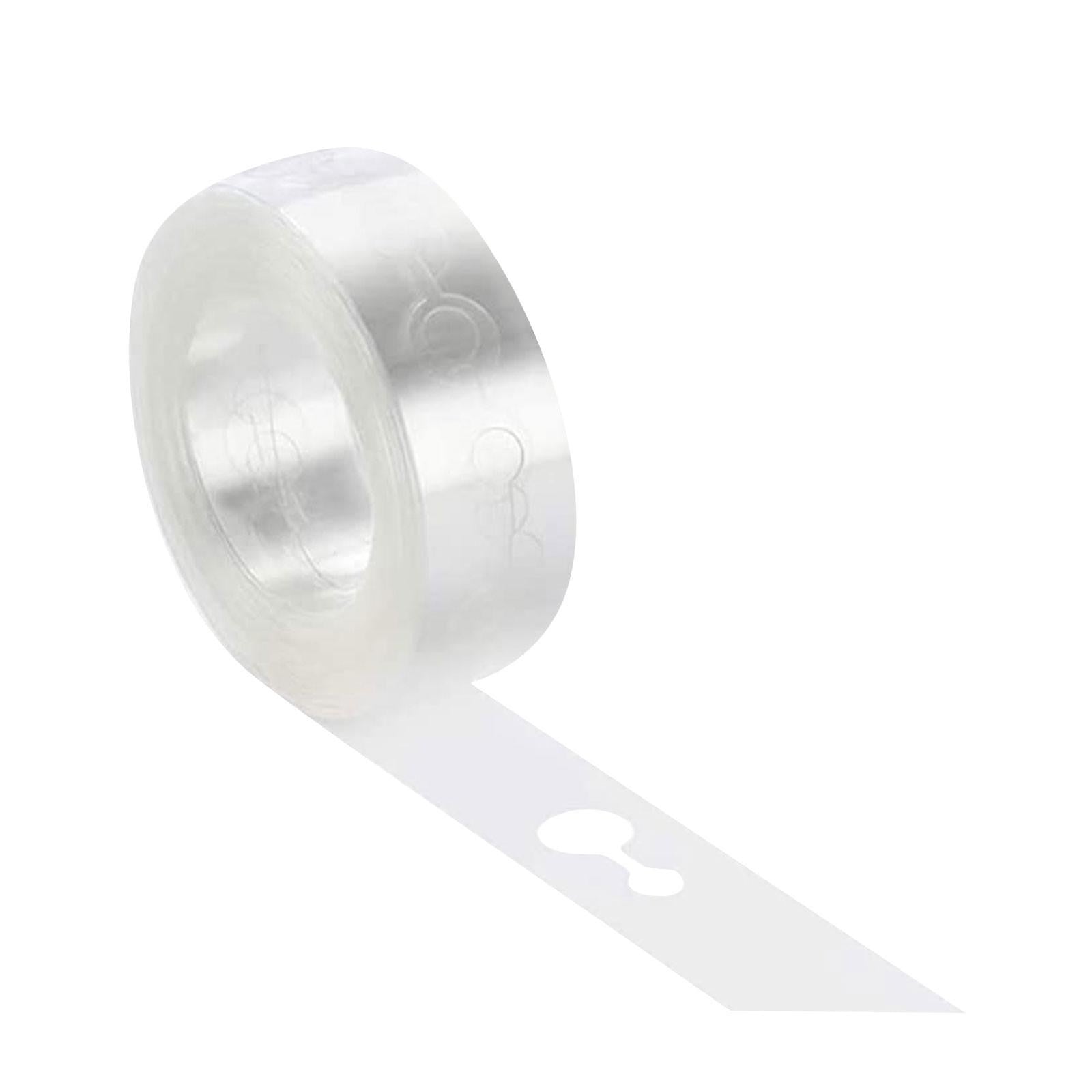 Banda Transparenta pentru Prinderea Baloanelor, Flippy, din PVC, 5 m, Gauri Duble, Transparent-0