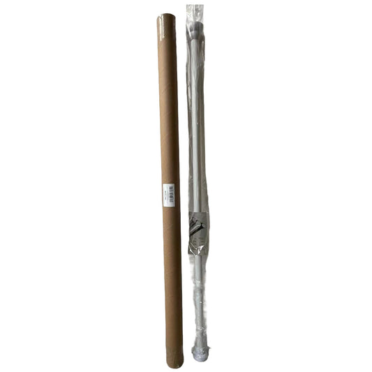 Bara Telescopica Multifunctionala, Flippy, din Otel Inoxidabil, Utilizare Universala, Retractabila 107 - 195 cm, Fara Perforare Perete, Alb-1