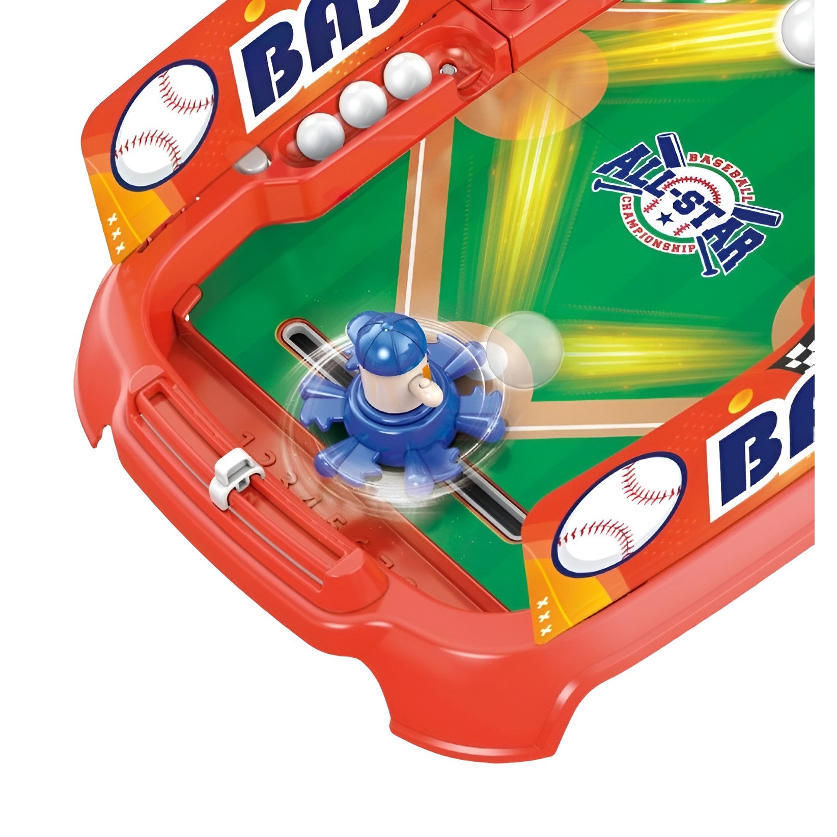 Joc de Masa Interactiv de Baschet pentru Copii, Flippy, 4 Mingi, Tabela Scor, 40.7x27x14.5 cm, Multicolor-4