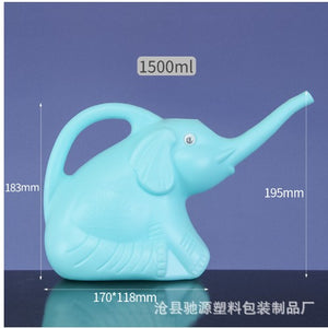 Stropitoare pentru Copii, Flippy, in forma de Elefant, 1500 mL, pentru Udat Plante, 19.5x17x11.8 cm, Albastru-0