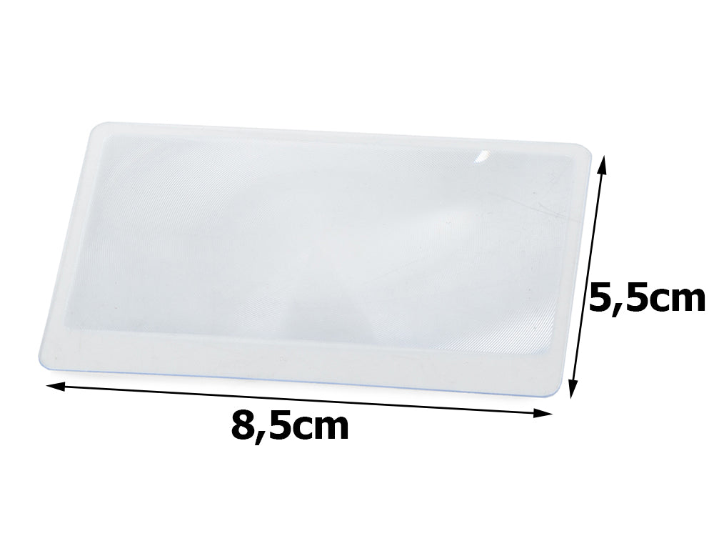 Set 5 Lupe Fresnel Pentru Citit, Format Card 85X55mm