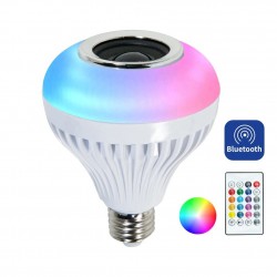 Bec Muzical Inteligent Led cu Bluetooth si Telecomanda