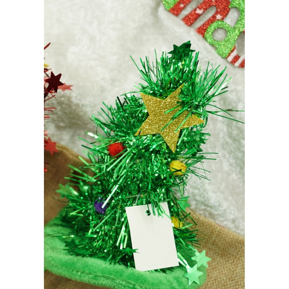 Bentita/cerc brad de Craciun, culoare verde, marime standard, Flippy-8
