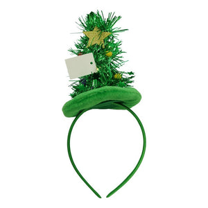 Bentita/cerc brad de Craciun, culoare verde, marime standard, Flippy-0