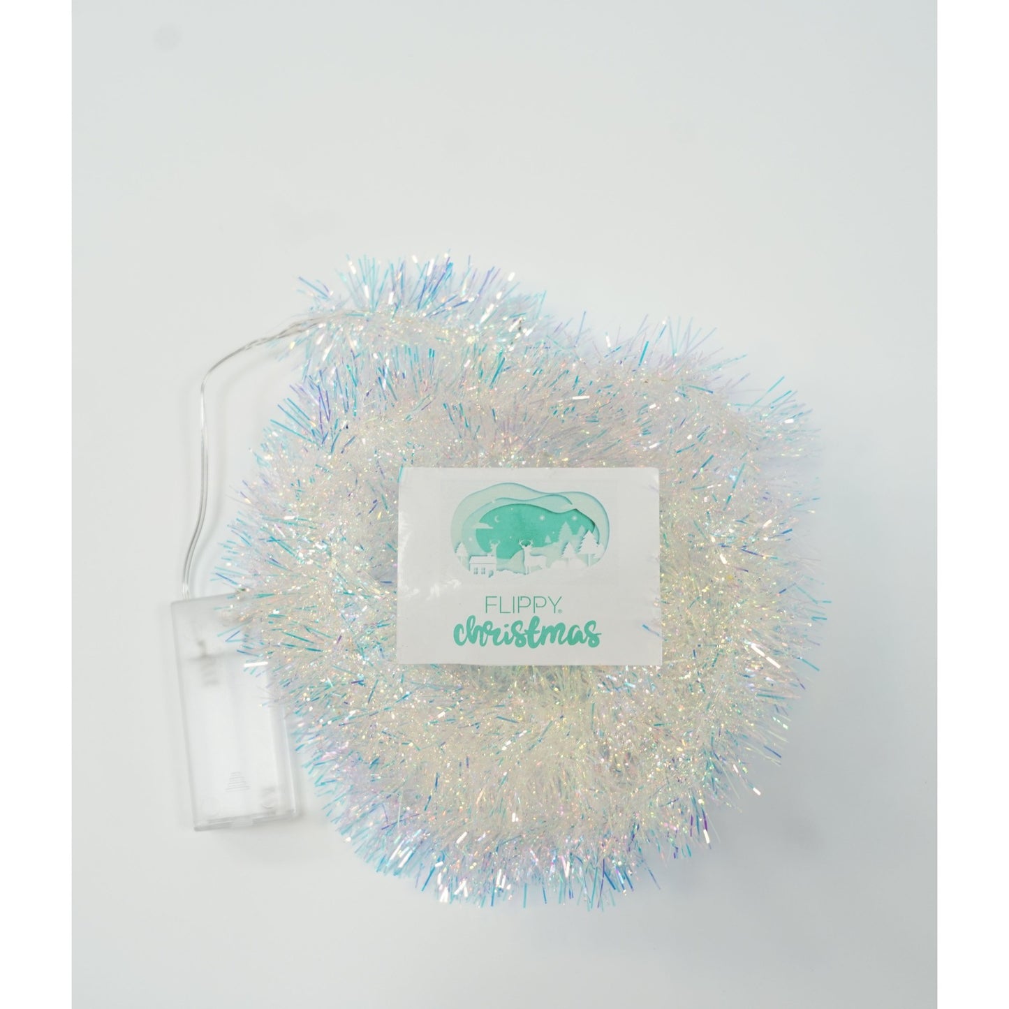 Beteala Craciun cu LED, Multicolora, simpla, 2 m x 5 cm, PVC, Sir, Artificiala, Flippy-5