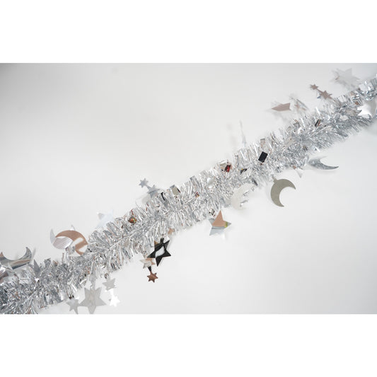 Beteala Craciun, Flippy, argintiu, marimea: 2 m x 9 cm x 5 cm material:folie PVC, interior/exterior-1