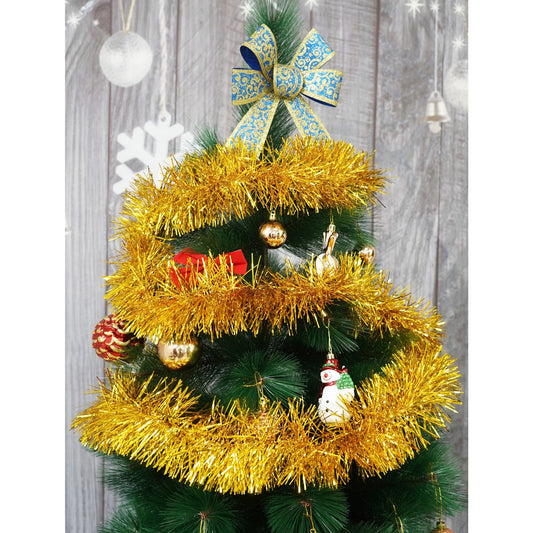 Beteala Craciun, Flippy, aur, marimea: 2 m x 11 cm material:folie PVC, interior/exterior-1