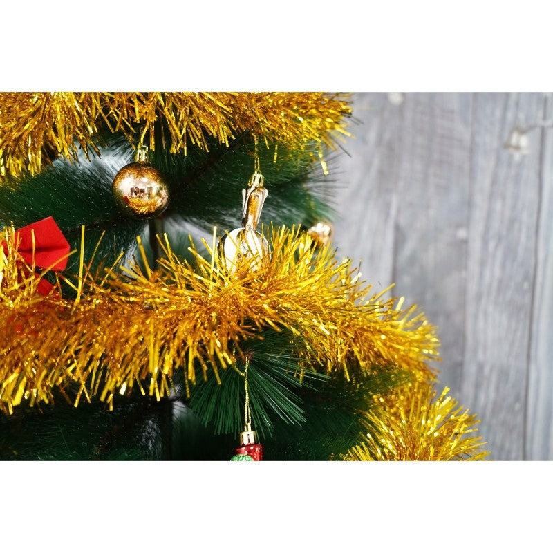 Beteala Craciun, Flippy, aur, marimea: 2 m x 11 cm material:folie PVC, interior/exterior-9