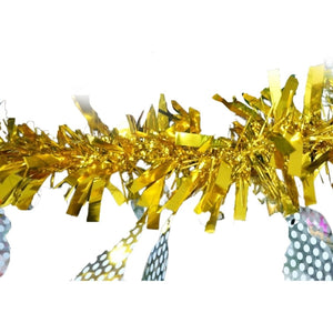 Beteala Craciun, Flippy, auriu, marimea: 2 m x 11 cm x 9 cm material:folie PVC, interior/exterior-0