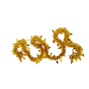 Beteala Craciun, Flippy, auriu, marimea: 2 m x 9 cm x 5 cm material:folie PVC, interior/exterior-0