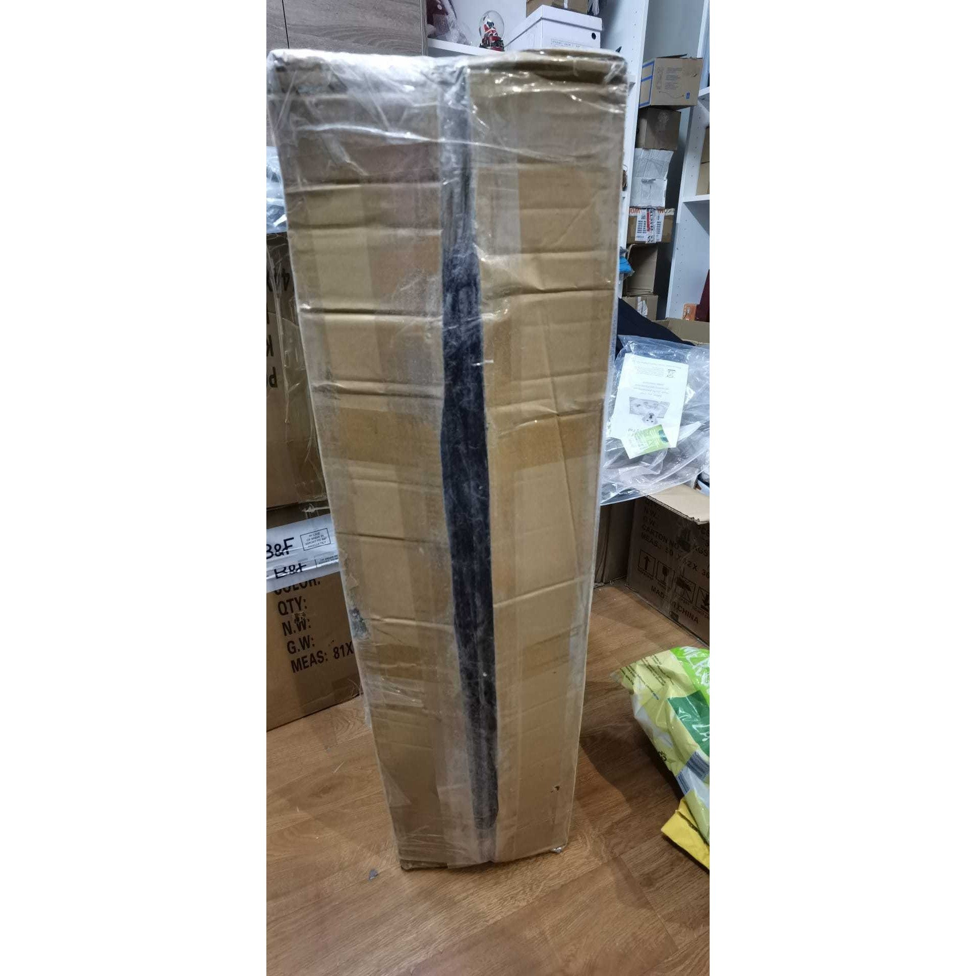 Brad Artificial de Craciun, Flippy, 1.5 m inaltime, Verde, Pulverizat complet alb-tip zapada, Interior/ Exterior, Ramuri bogate, Resigilat-4