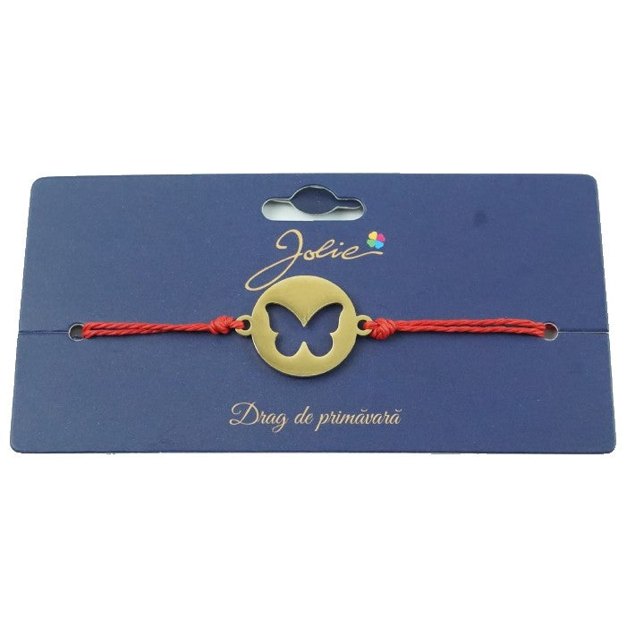 Bratara Aurie Inox Fluturas in Banut-0