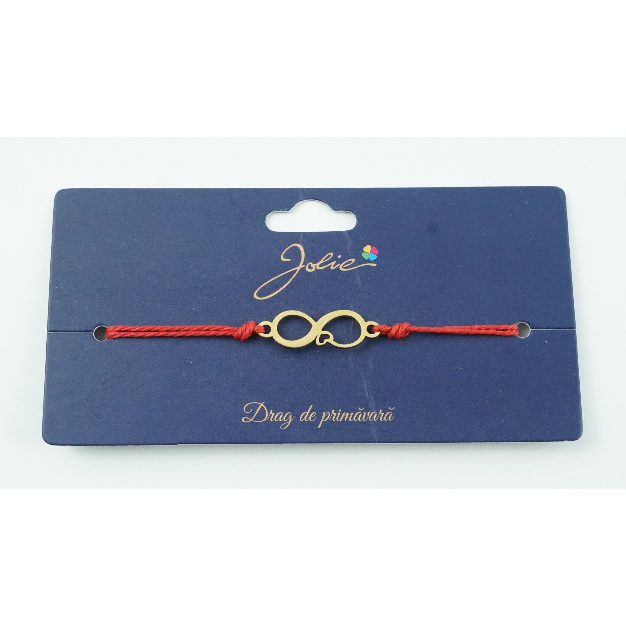 Bratara Aurie Inox Infinit cu Inima-1